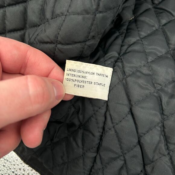 VTG 80s women's leather Hein Gericke HARLEY DAVIDSON Motorcycle Biker Jacket 38 - Picture 14 of 16